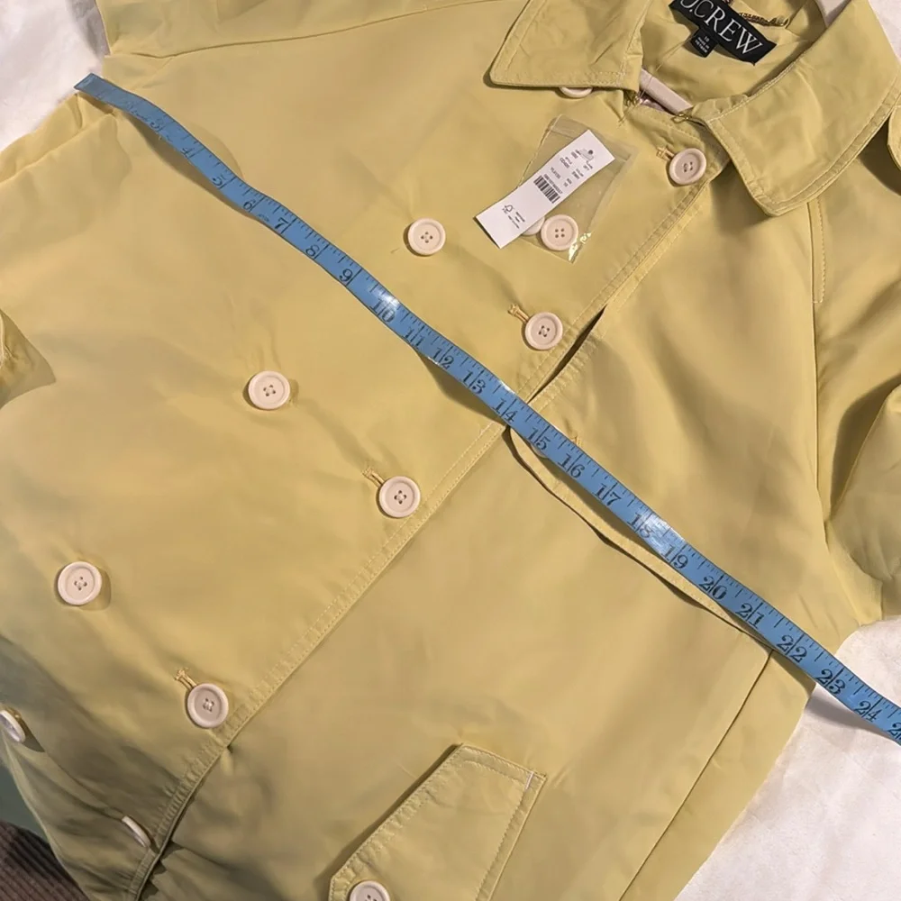 J.Crew Relaxed trench coat in lightweight shiny nylon CD420